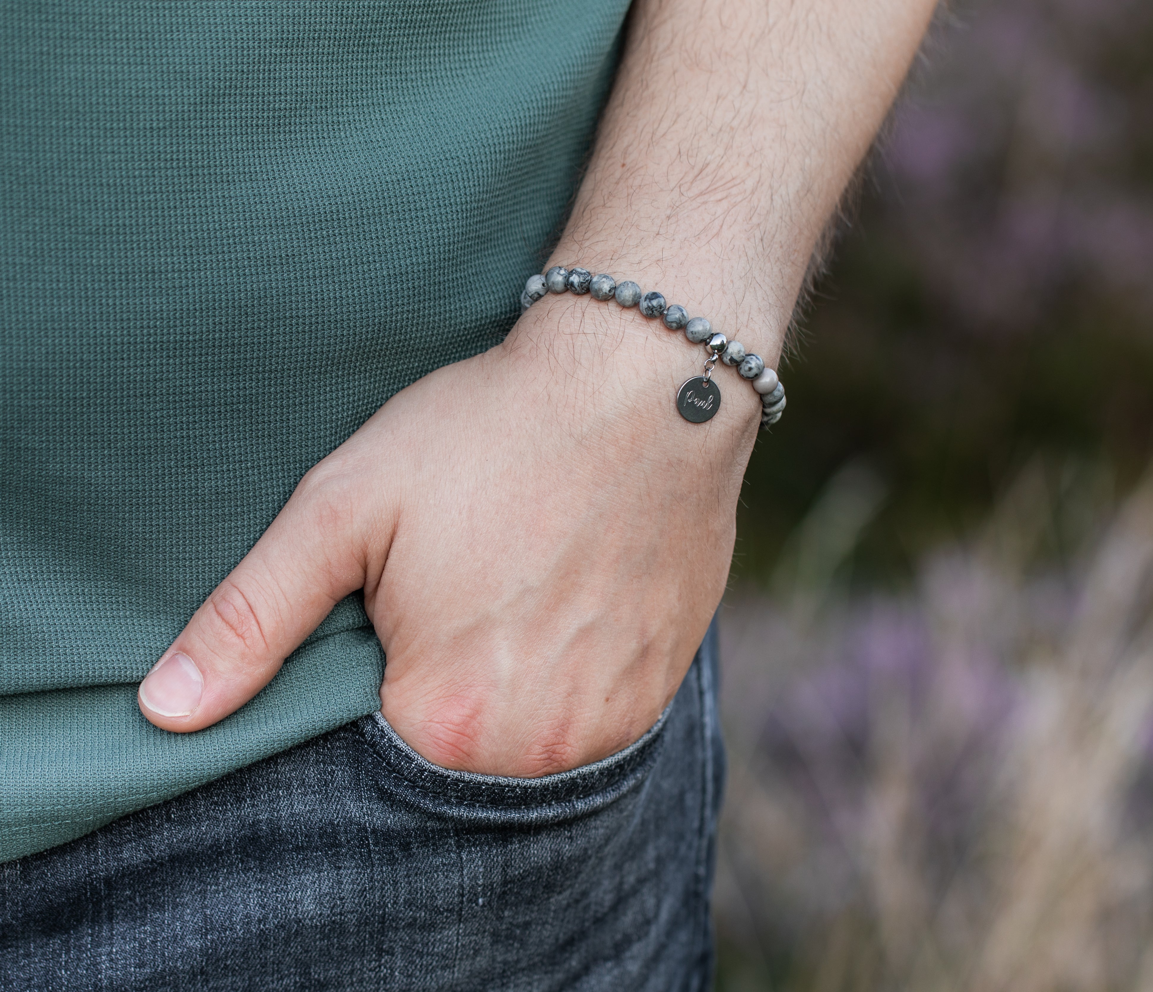 Miracles Minéraux Ronde kralenarmband, 6 mm, natuursteen, Frans handwerk, meer dan 60 keuzes, Hout Miracles Minéraux Ronde kralenarmband, 6 mm, natuursteen, Frans handwerk, meer dan 60 keuzes, Hout
