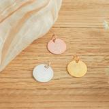 Gravur Anhänger 925er Silber personalisiert Geburtsblumenstrauß