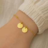 Gravur Armband 925er Silber 1-4 Anhänger personalisiert