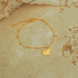 Gravur Armband 925er Silber Herz Anhänger personalisiert