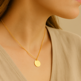 Gravur Kette personalisierbar 925er Silber Geburtsblumenstrauß Geburtsstein runder Anhänger