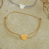 Gravur Armband 925er Silber personalisiert Herz 10x12 mm