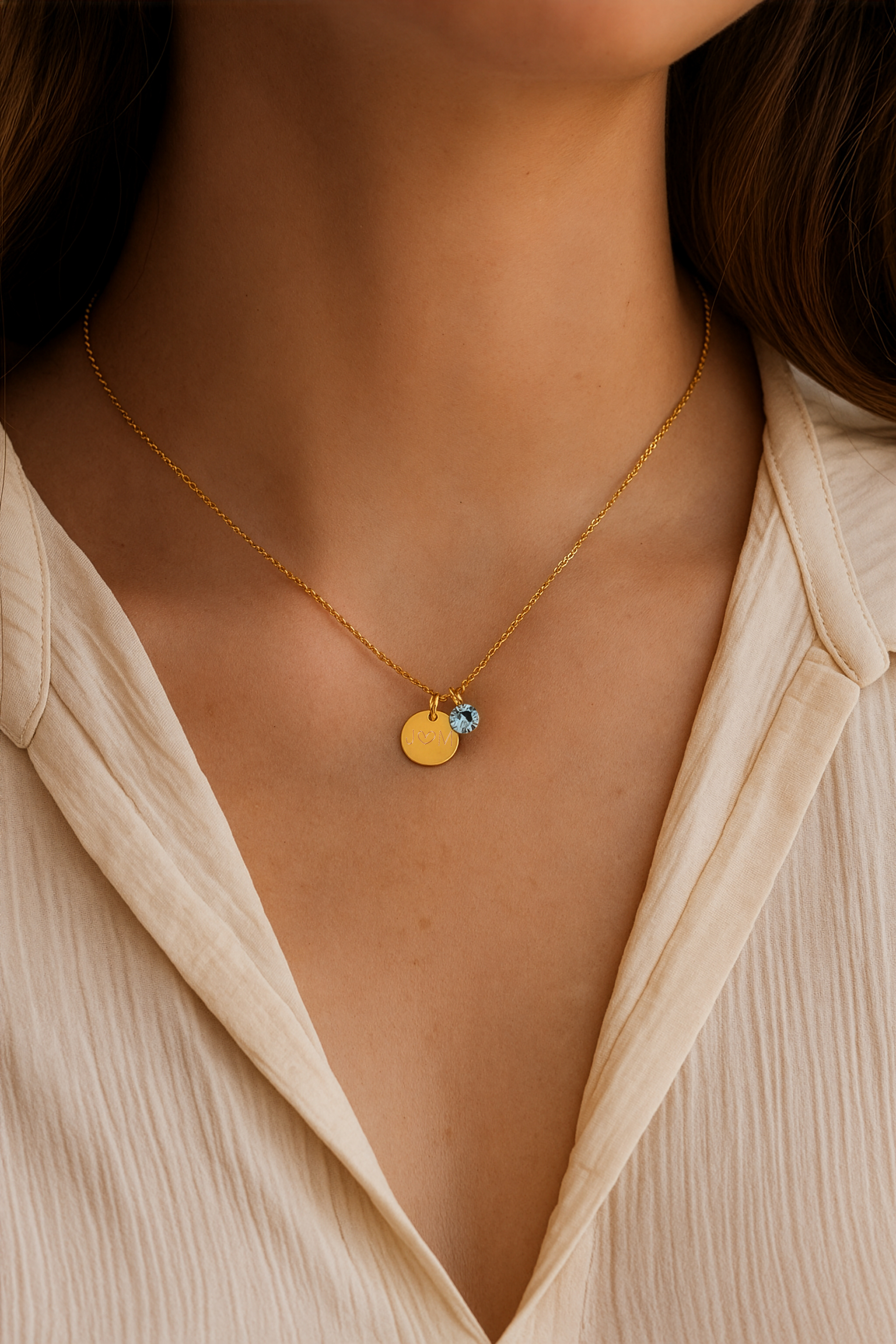 Gravurkette mit Geburtsstein