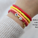 Name Initial Armband Heishi Perlen personalisiert