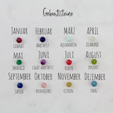 Geburtsblumen Kette