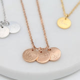 Gravur Kette personalisierbar Edelstahl kleine Anhänger